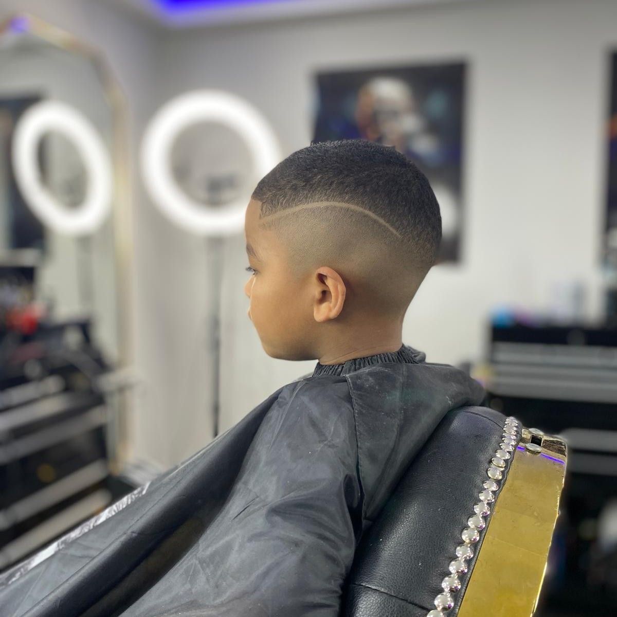 Fade skin con línea